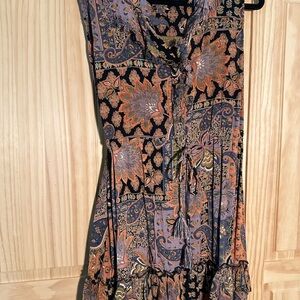 Floral Bohemian Dress - Multicolor